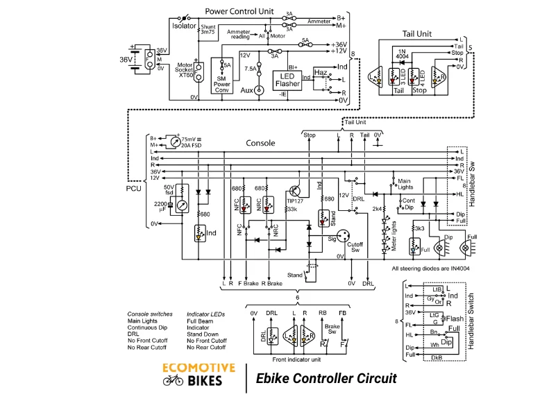 Ebike controller circuit