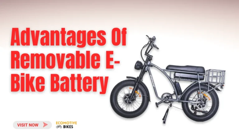 advantages of removable e-bike battery