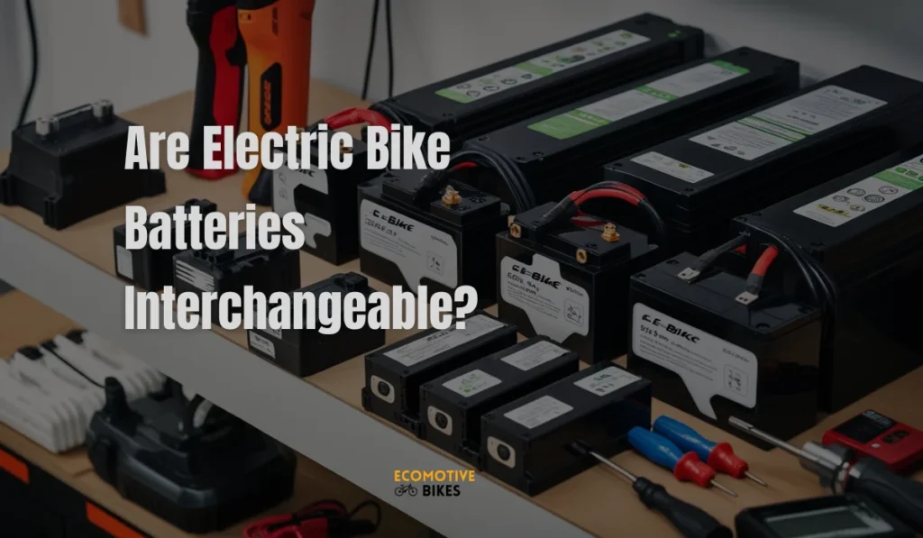 Are Ebike batteries interchangeable?