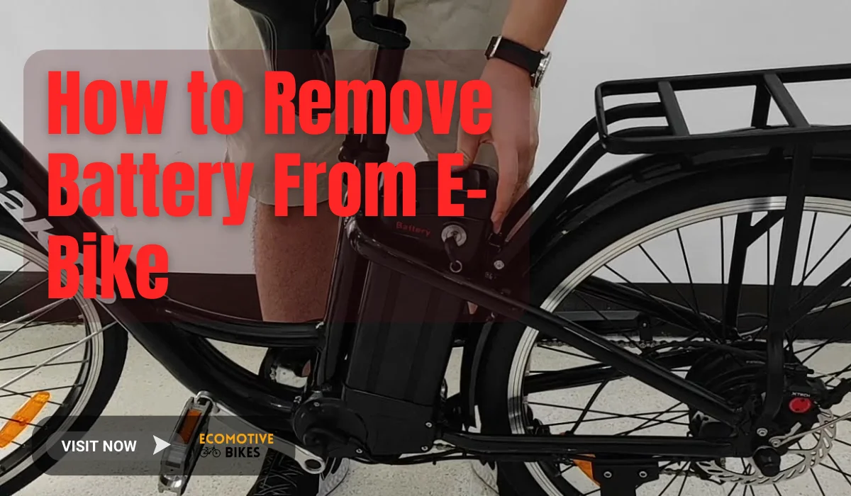 How to remove e-bike battery