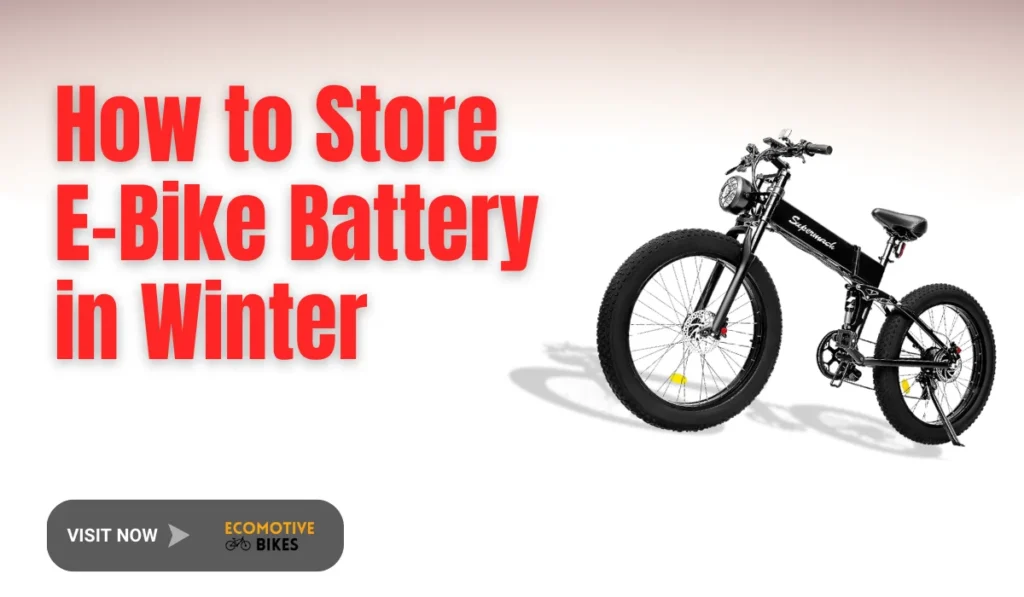 How to store ebike for winter