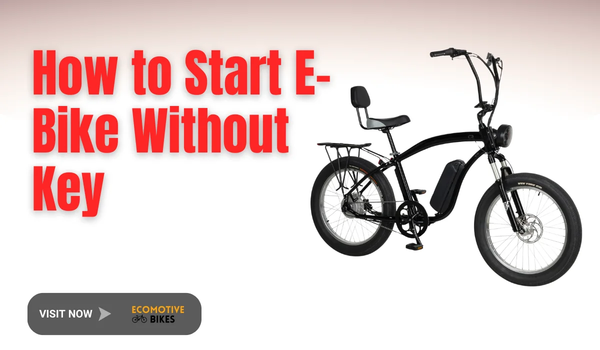 How to start an electric bike without key in 5 easy steps