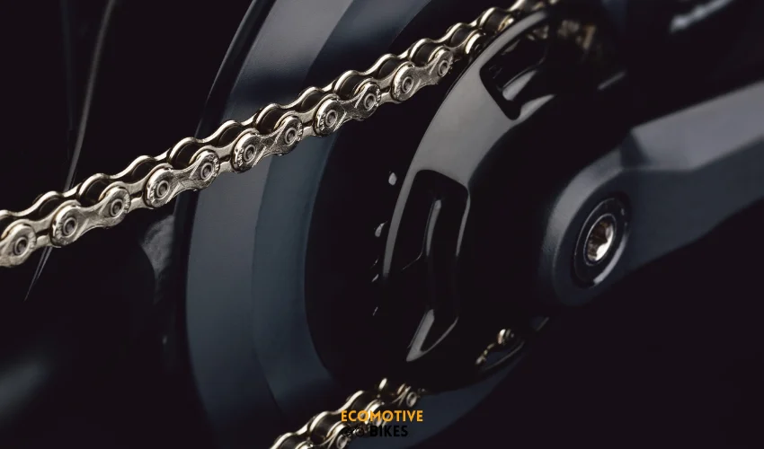 Dry e-bike chain can make noise