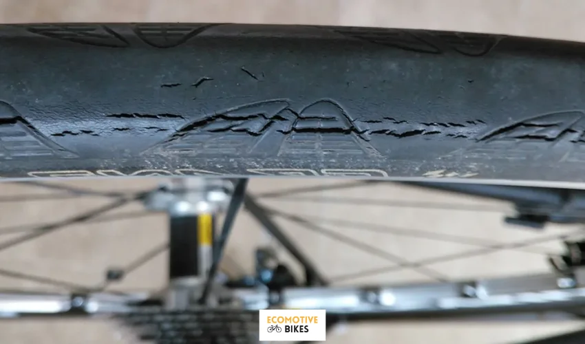 Cracks on tire